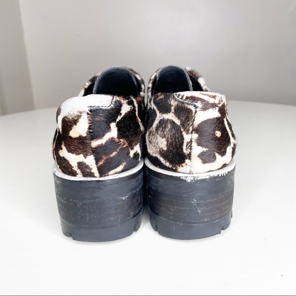 Sandro Paris Alec Leopard Platform Sneaker EU 39 US Women’s Size 9 - Picture 4 of 11